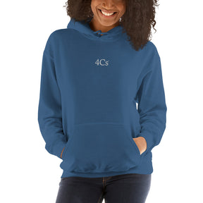 Sweat à capuche hoodie 4C’s  bleu indigo blue 4Cs