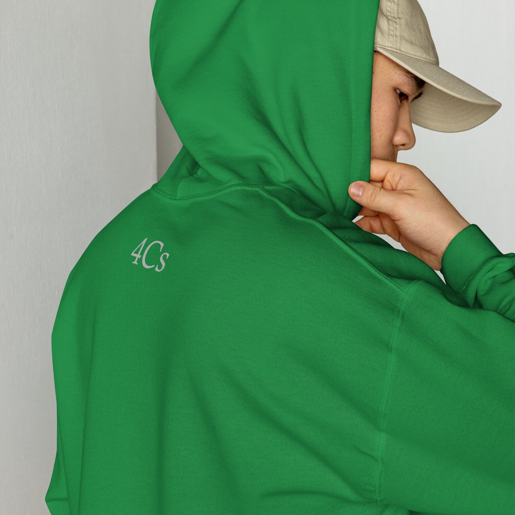 Sweat à capuche hoodie 4C’s vert irish green 4Cs