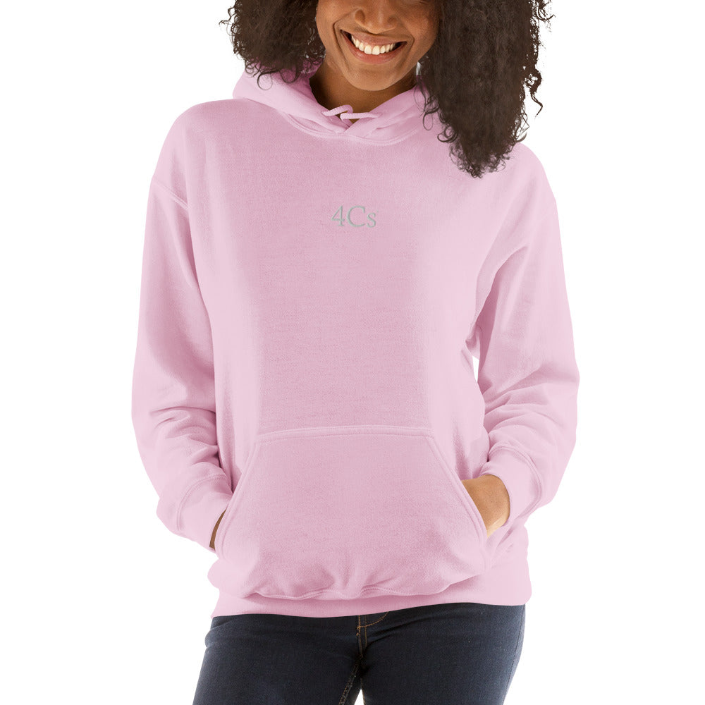 Sweat à capuche hoodie 4C’s pink rose 4Cs