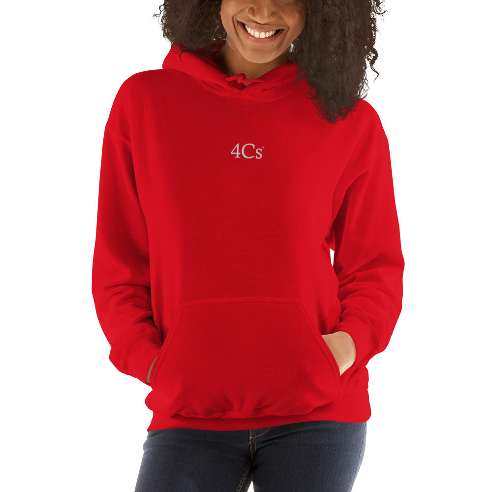 Sweat à capuche hoodie 4C’s rouge red 4Cs