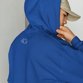 Sweat à capuche hoodie 4C’s bleu royal blue 4Cs