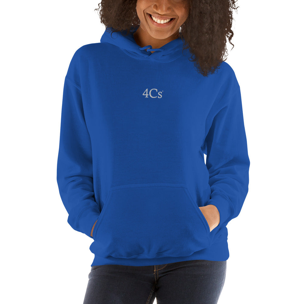 Sweat à capuche hoodie 4C’s bleu royal blue 4Cs