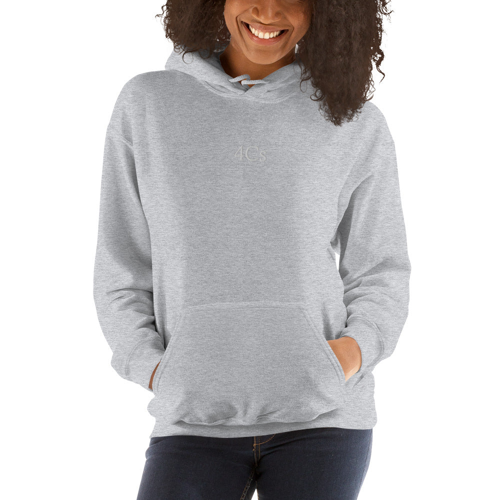 Sweat à capuche hoodie 4C’s gris grey 4Cs