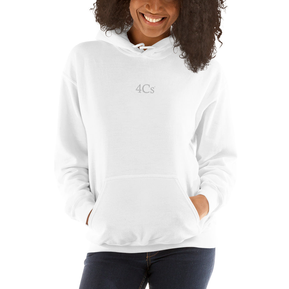 Sweat à capuche hoodie 4C’s blanc white 4Cs