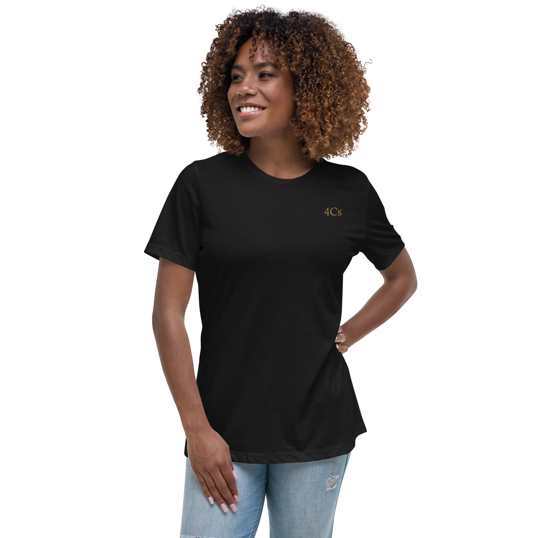 T-shirt 4C’s noir black 4Cs tee-shirt