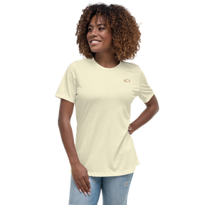 T-shirt 4C’s jaune citron yellow ac4Cs tee-shirt