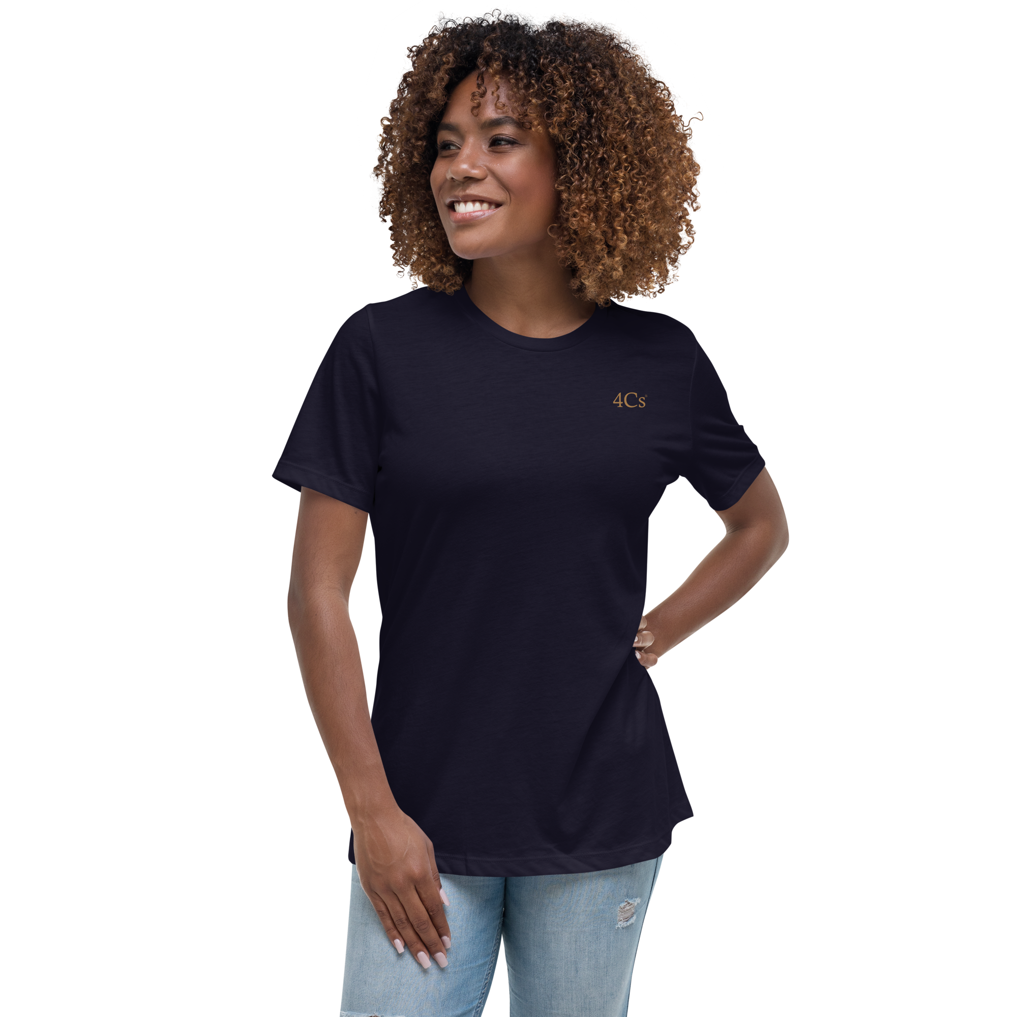 T-shirt 4C’s bleu marine navy 4Cs tee-shirt