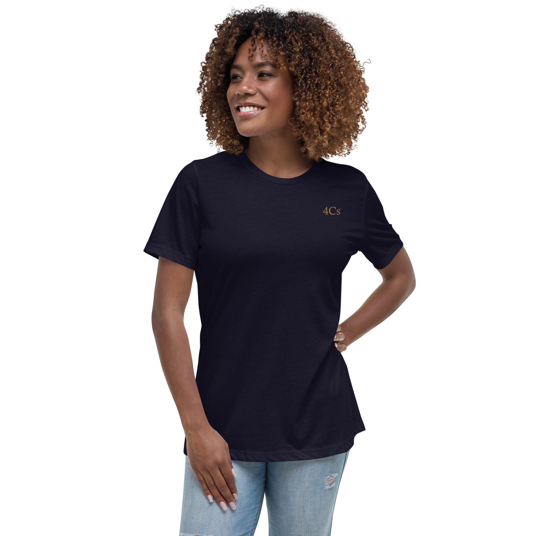 T-shirt 4C’s bleu marine navy 4Cs tee-shirt