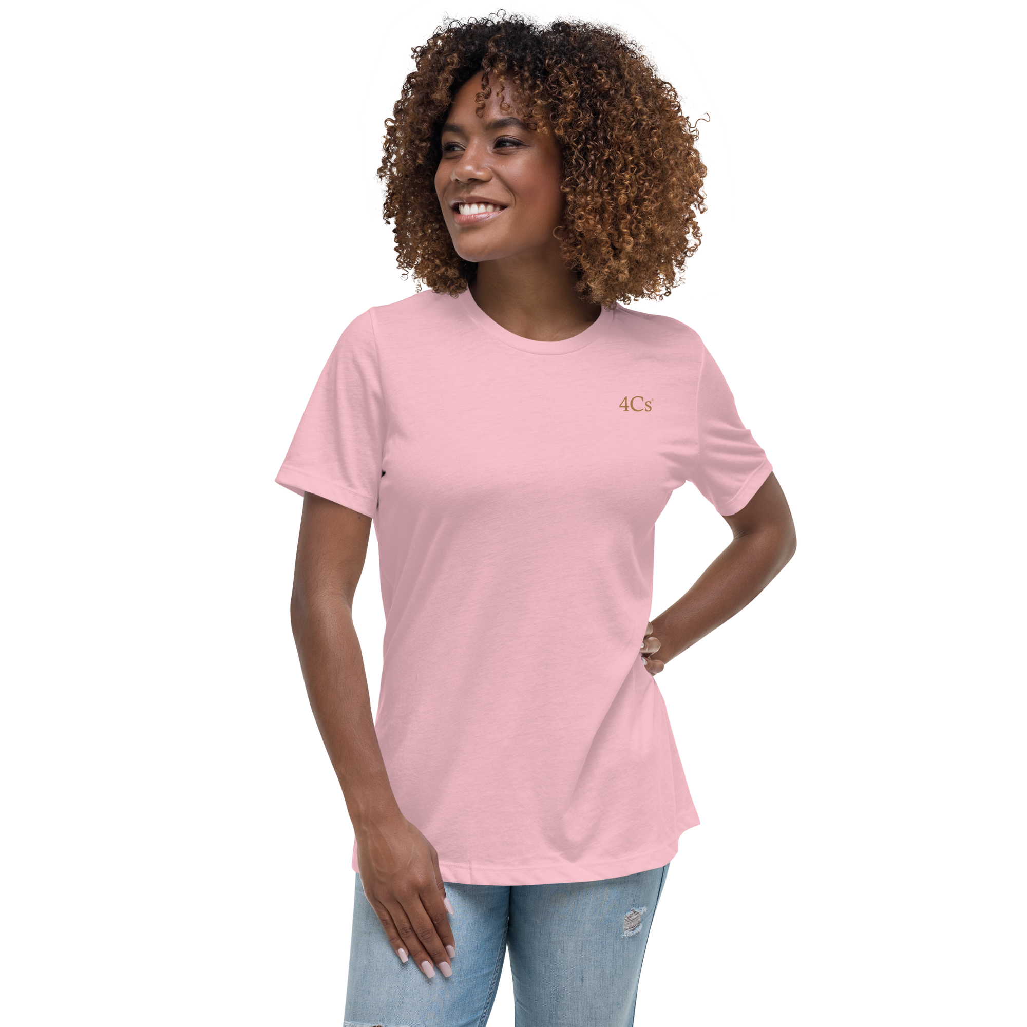 T-shirt 4C’s rose pink 4Cs tee-shirt